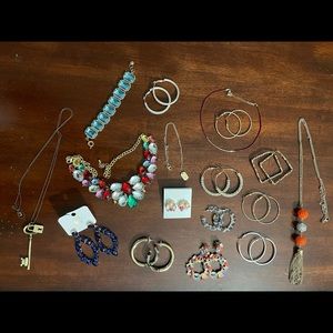 Workwear jewelry Jcrew Kate Spade CC 17 piece lot